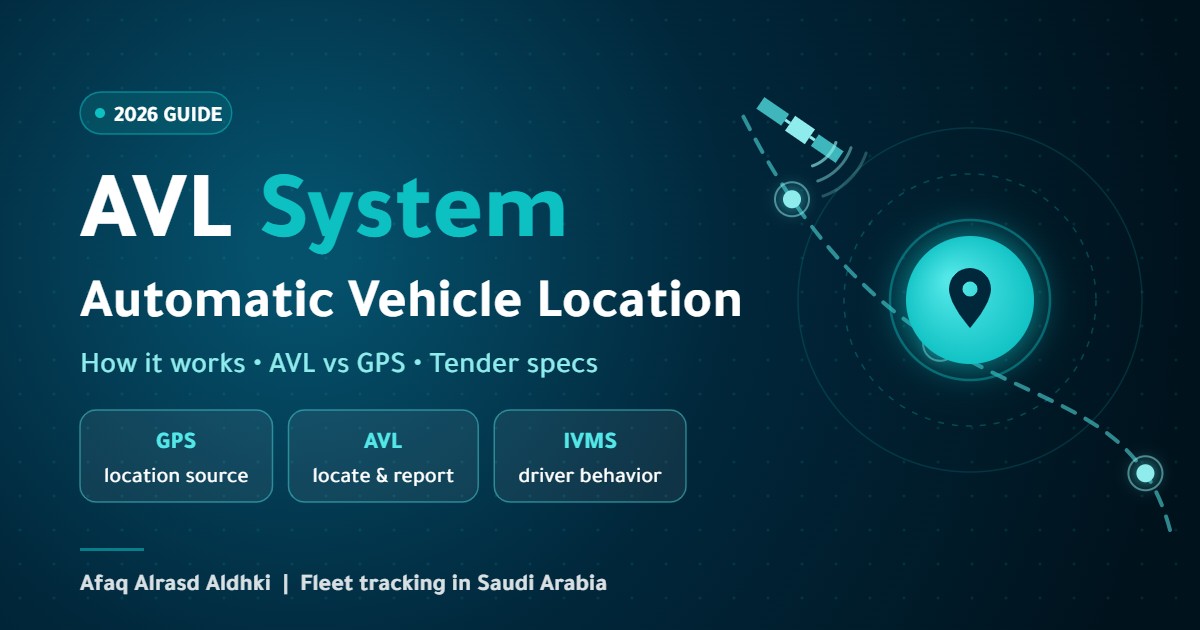 Read more about the article What Is an AVL System? Automatic Vehicle Location Explained for Saudi Fleets