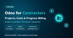 Read more about the article Odoo for Construction Companies: Manage Projects, Costs and Progress Billing in One System