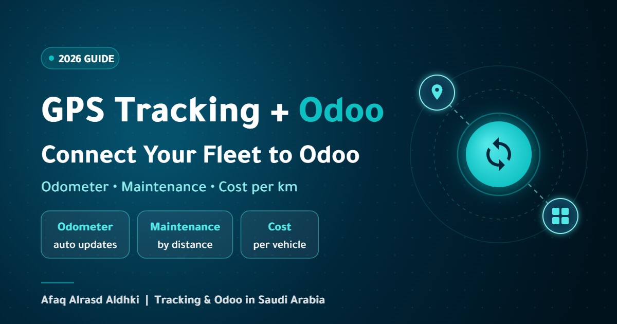Read more about the article Odoo GPS Tracking Integration: How to Run Your Fleet in Odoo With Real GPS Data
