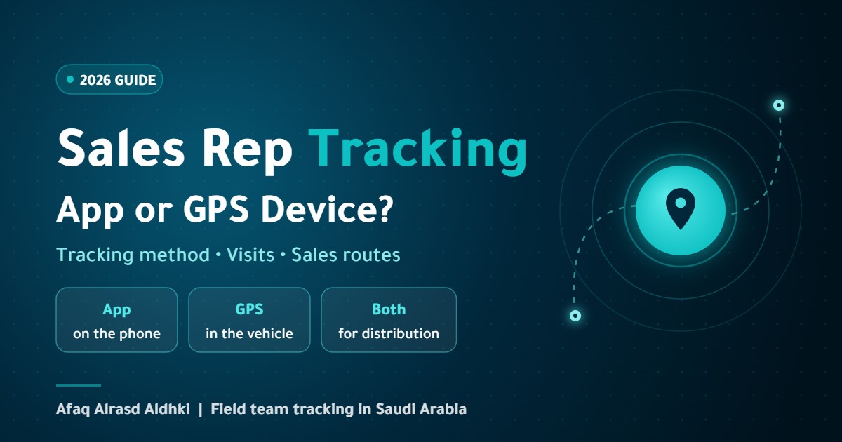 You are currently viewing Sales Rep Tracking in Saudi Arabia: Mobile App or GPS Device?